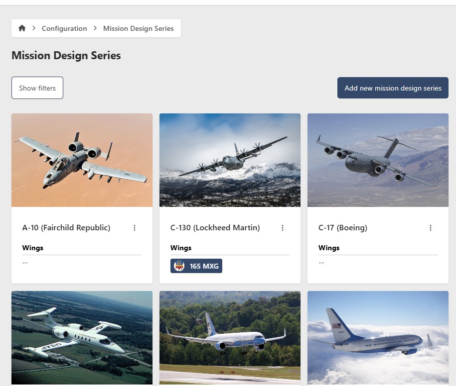 Mission Design Series Listing