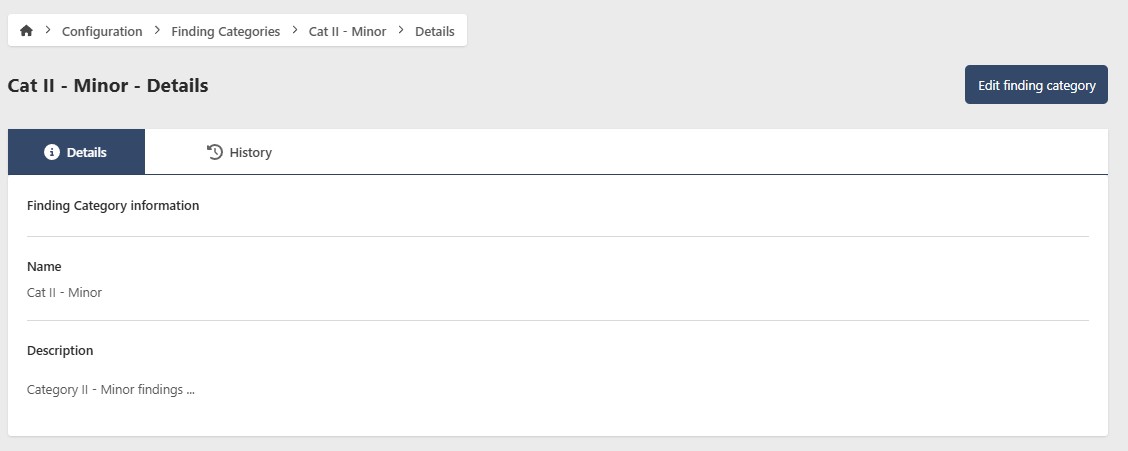 Finding Category Details Page