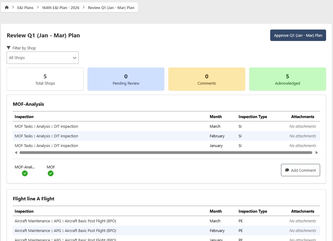 E&I Plan Review Final Approval