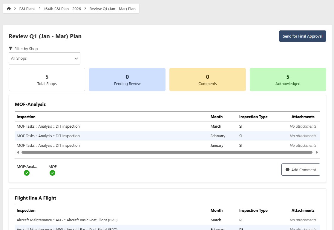 E&I Plan Review Approval