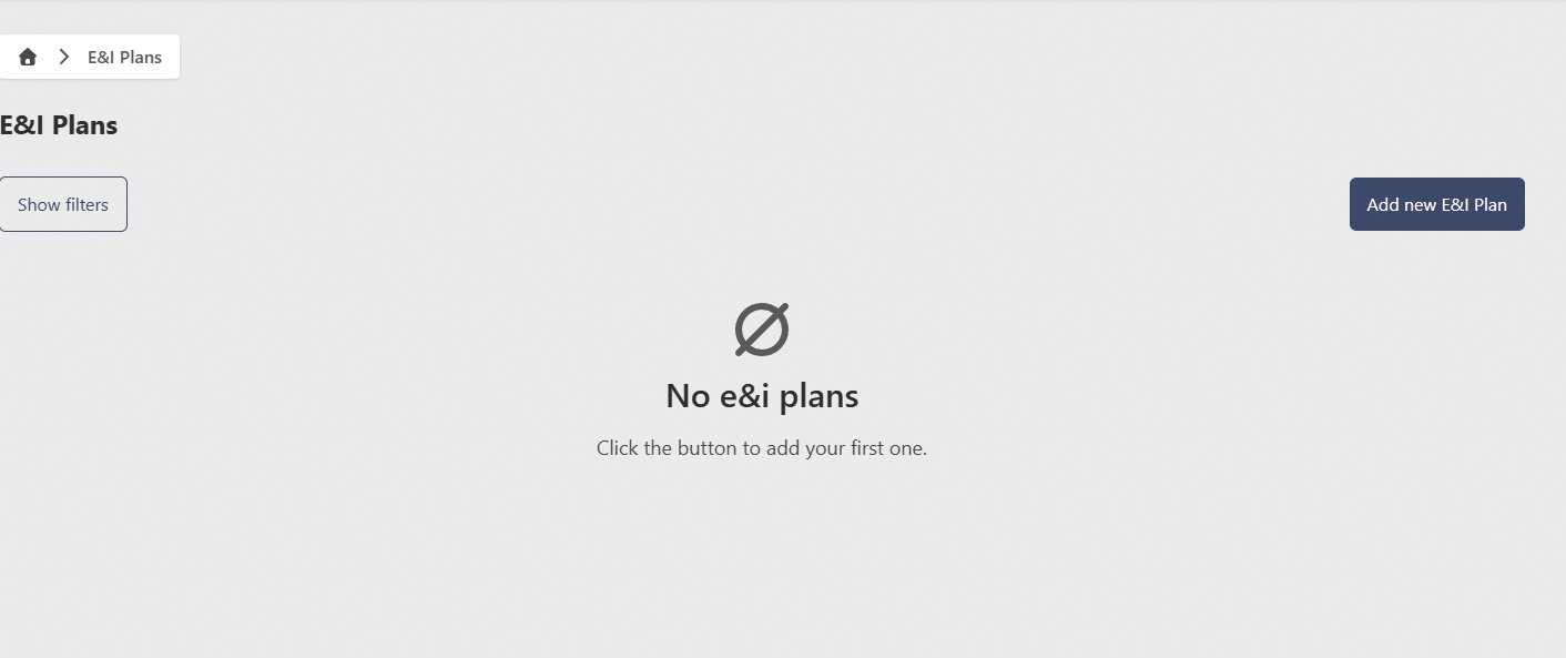 E&amp;I Plan index